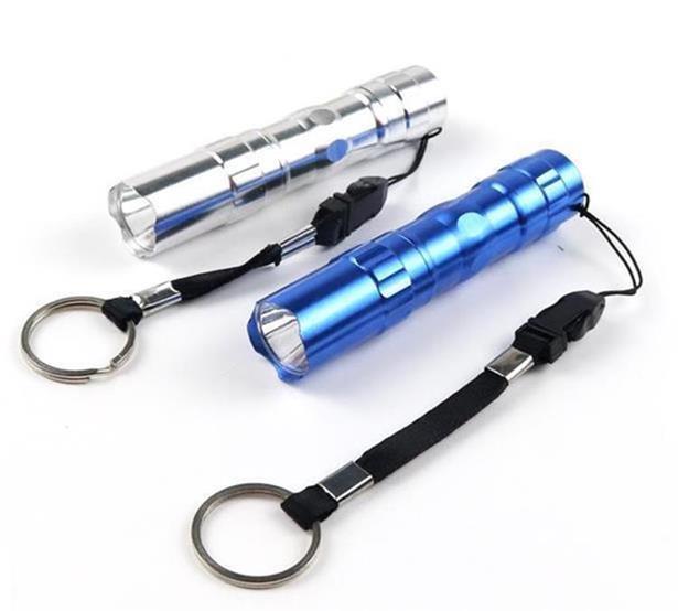 Mini Flashlight Small Portable Student Banknote Detector Male and Female LED Outdoor Battery Pack Pocket Keychain