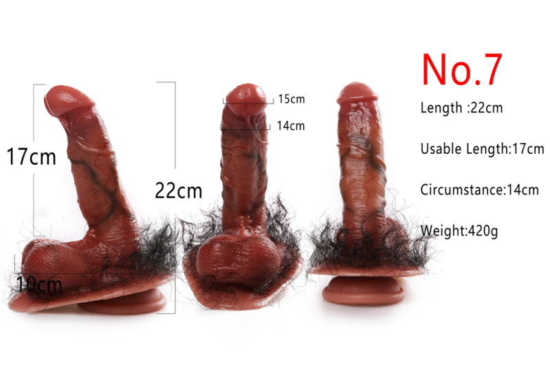 Irontechdoll Silicone 22cm Toy Sex Adult Products Big Artificial anal love toys Realistic Huge Penis Man Dildo with pubic hair for Women Vagina