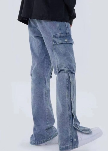 Fashionable irregular jeans