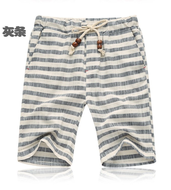 Striped fashion casual beach shorts