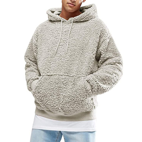 Plush plush trend hoodie