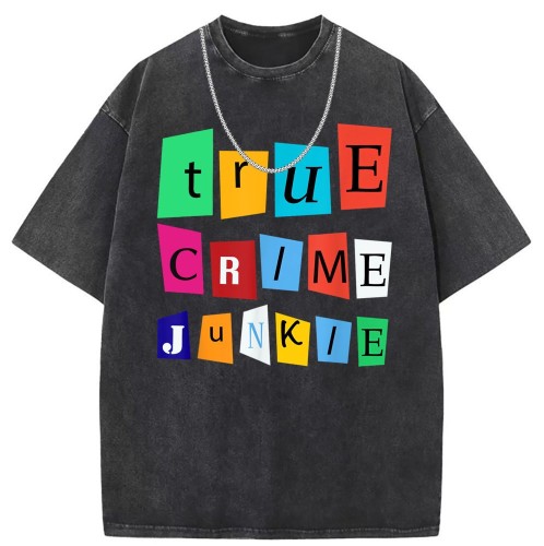 Printed casual crewneck trend T-shirt