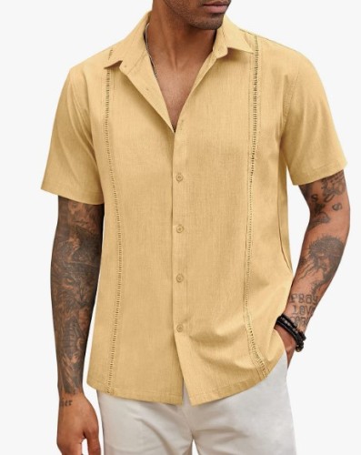 Casual short-sleeved trend shirt