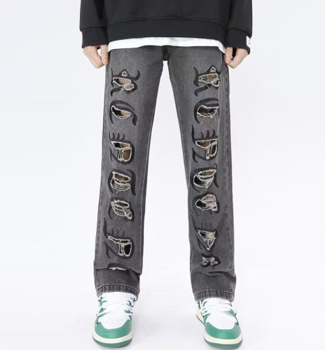 Hiphop ripped trendy fashion jeans