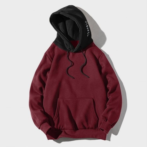 Contrast fashion trend hoodie