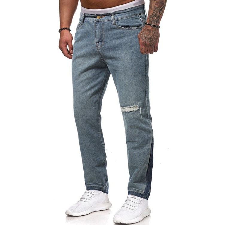 Loose ripped fashion trend jeans