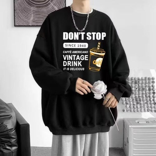 Letter printed versatile trendy and fashionable sweatshirts