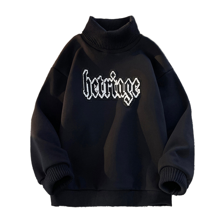 Handsome and niche design, large size, plus velvet and thickening sweatshirts