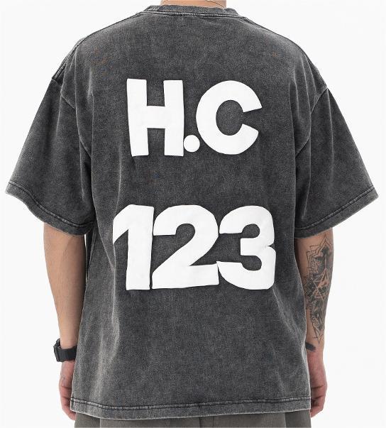 Printed Hip Hop Loose Short Sleeve T-Shirt