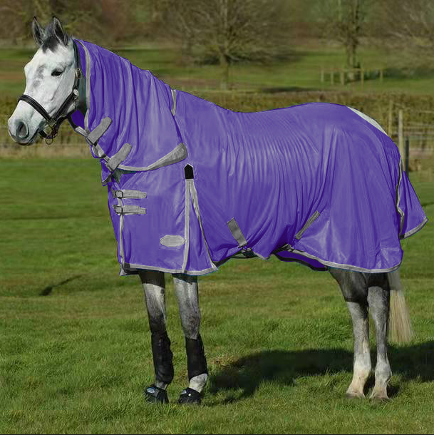 HORSEMATE COMBO AIRMESH FLY RUG （DK PURPL）