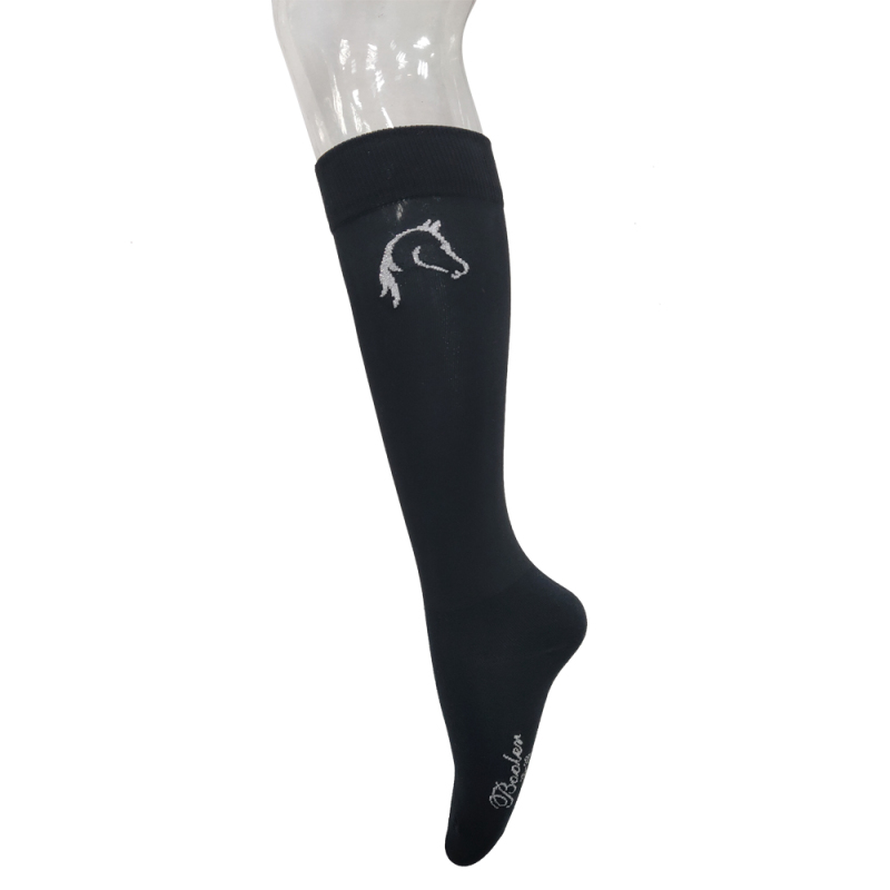POLYESTER RIDING SOCKS WITH HORSEHEAD