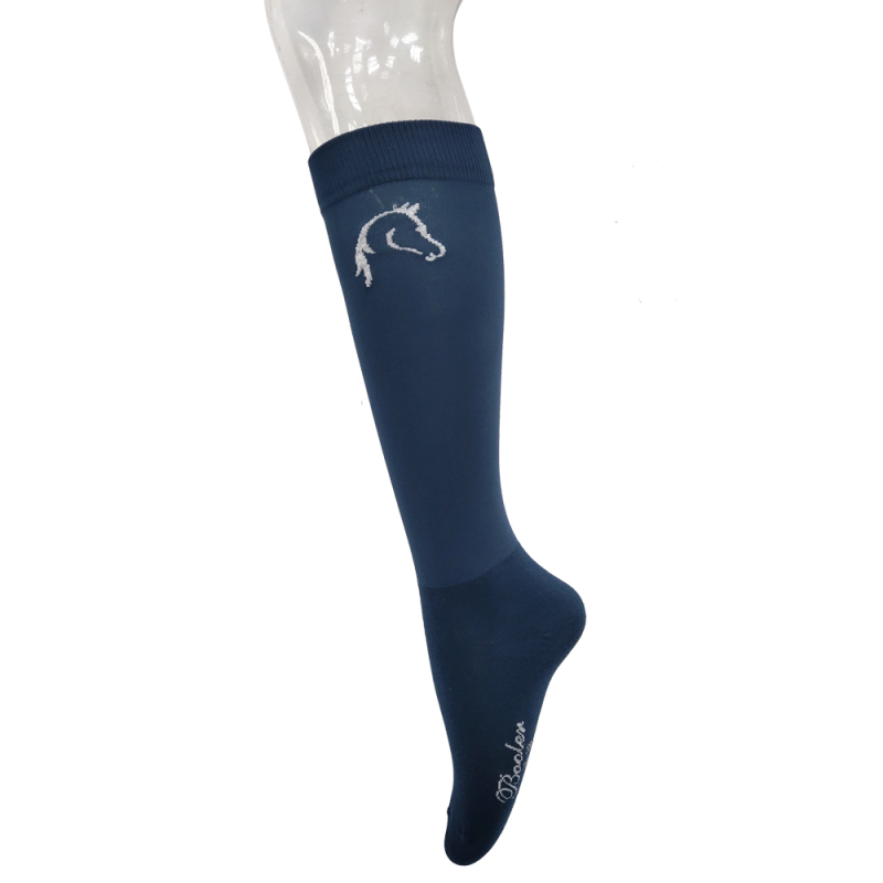 POLYESTER RIDING SOCKS WITH HORSEHEAD