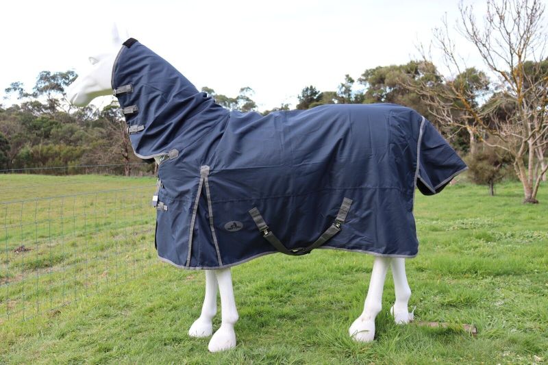 600D turnout winter rugs（Navy）