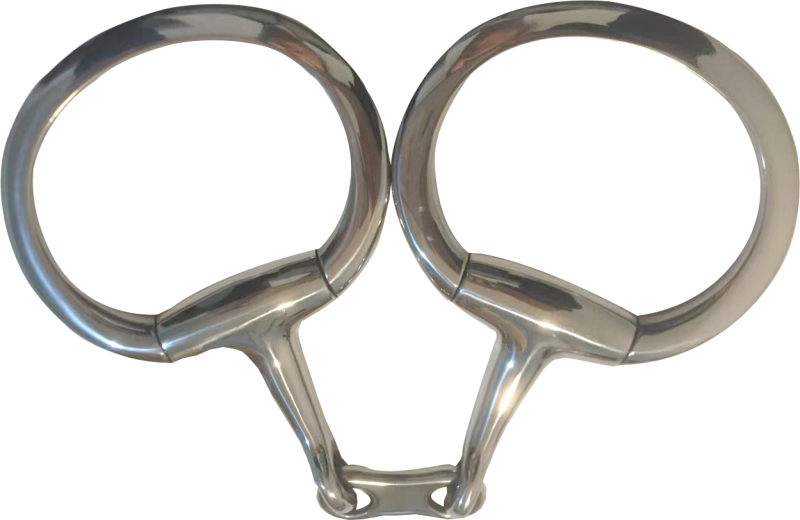 EGGBUTT SNAFFLE(WITH FRENCH MOUTH&ROUND RINGS)