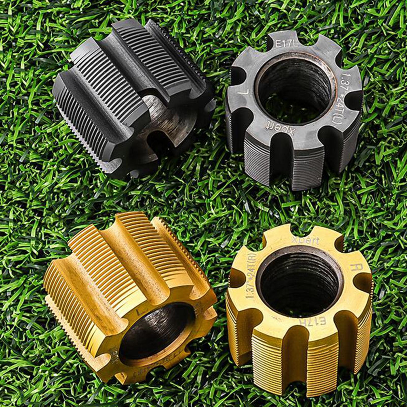 2 Pieces Bottom Bracket Thread Tapping Tool BC 1.37x24T Milling Cutter