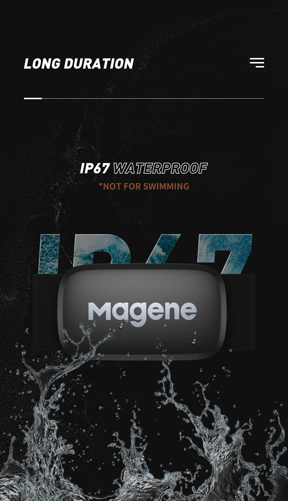 Magene S3+ Bicycle Speed/Cadence Sensor and H64 Heart Rate Monitor ANT+Bluetooth Wireless Speedometer Bike Sensor