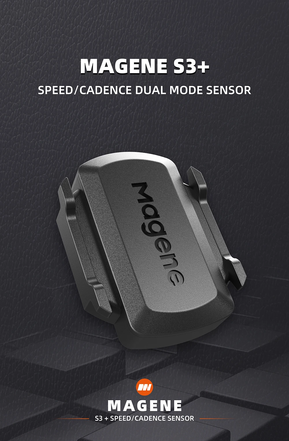 Magene S3+ Bicycle Speed/Cadence Sensor and H64 Heart Rate Monitor ANT+Bluetooth Wireless Speedometer Bike Sensor