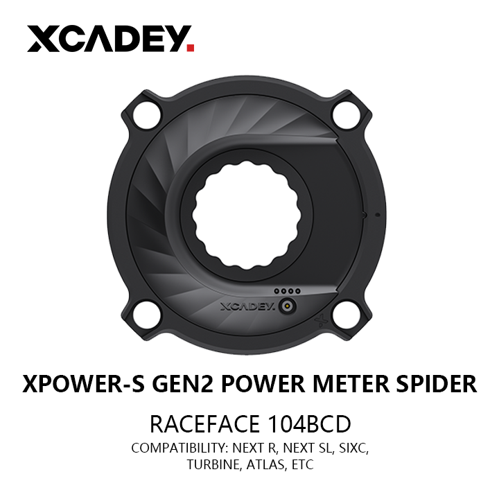 XCADEY GEN2 104BCD power meter interface for Race Face
