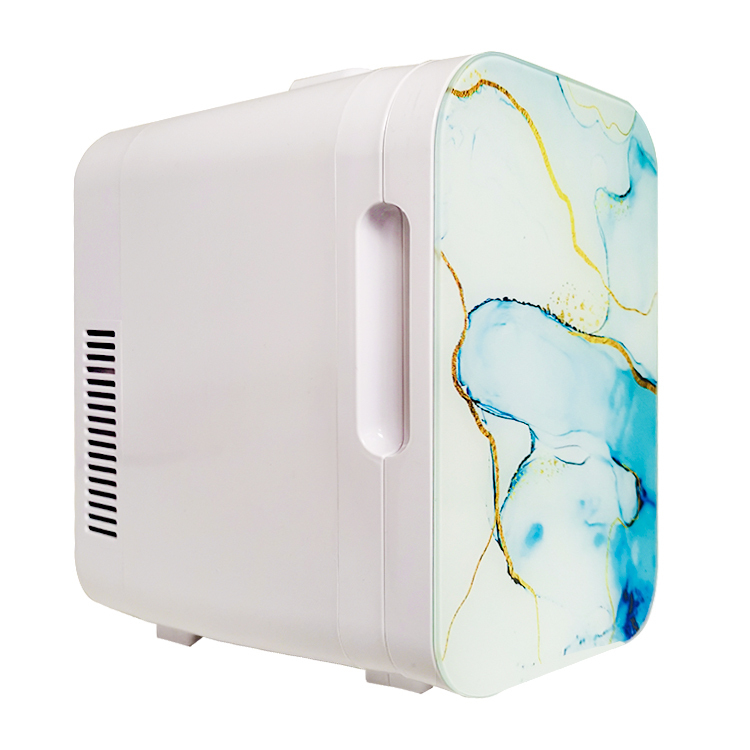 Mini réfrigérateur à porte en marbre 8L 56W