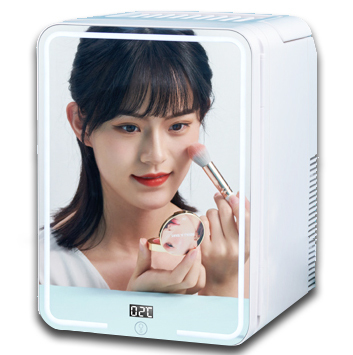 10L 48W Beauty Kühlschrank mit Spiegel &amp; Temperaturanzeige