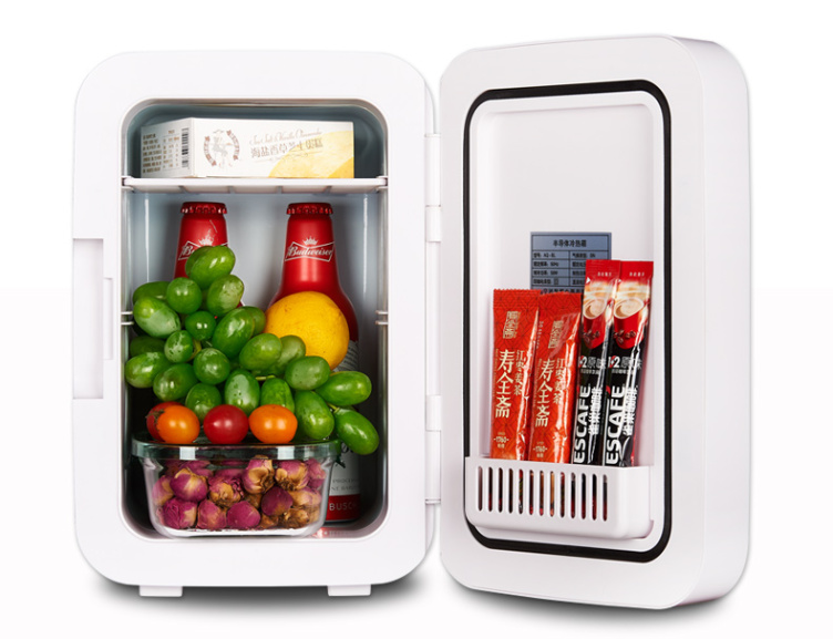Mini refrigerador con pantalla LCD de 8L y 50 W
