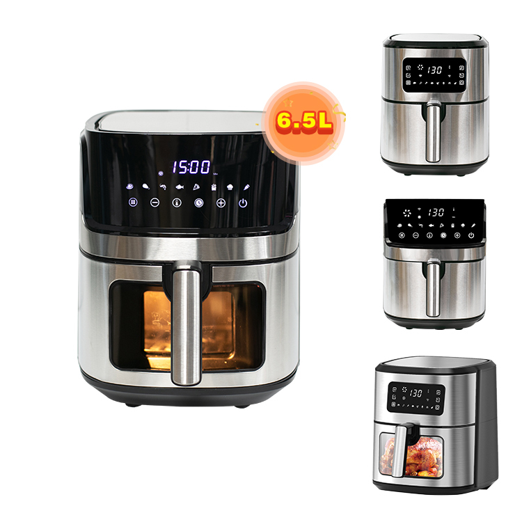 6.5L 1700W Touch Screen Visible Air fryer