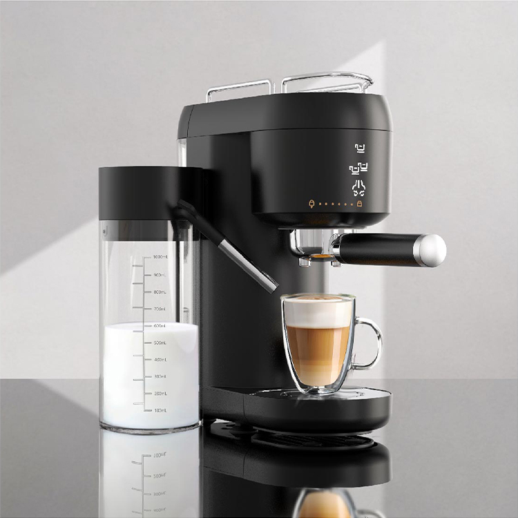 Coffee Machine With Milk Frother
