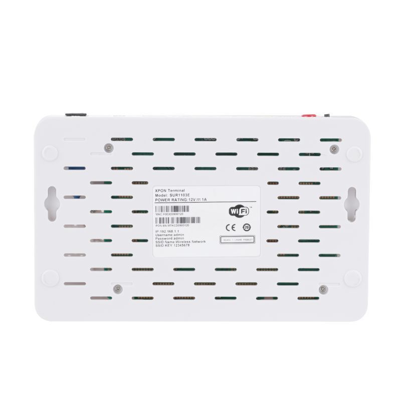SUR1103E XPON ONU 1G3FE+POTS+USB+WIFI Wireless Antenna Optical Network Terminal
