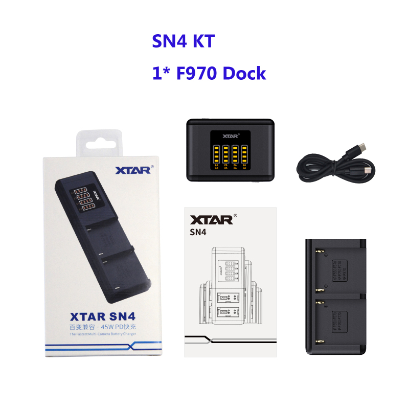 XTAR SN4: N-in-1 Multiple Camera Battery Charger