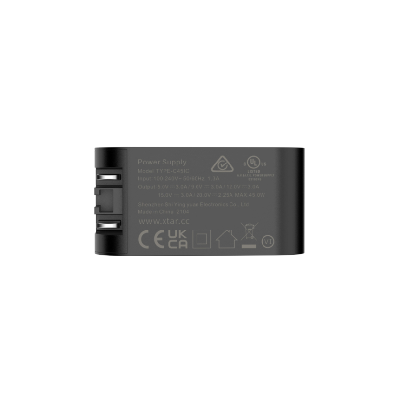 XTAR Wall Adapter - USB-C PD 45W/65W adapter with CN/US/EU/AU/UK/KR socket