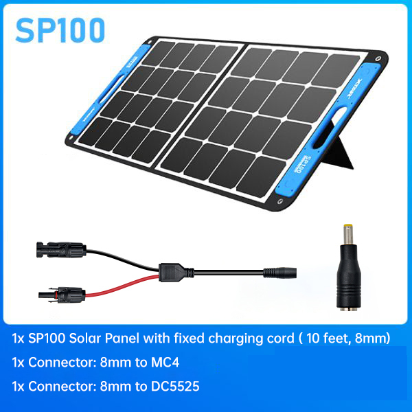 XTAR SP100: Portable &Foldable 100W Adjustable Solar Panel