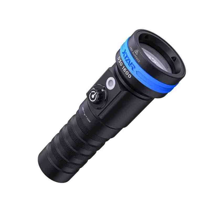 XTAR D30 1600lm Photography Diving Flashlight