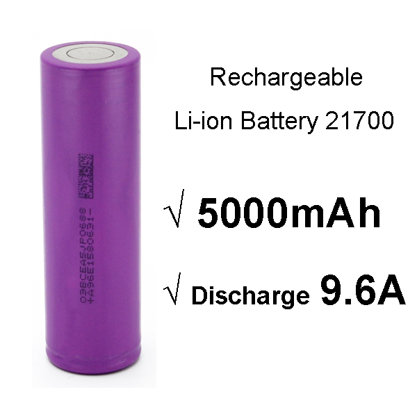 Unprotected Rechargeable Lithium Battery 18650/21700/14500