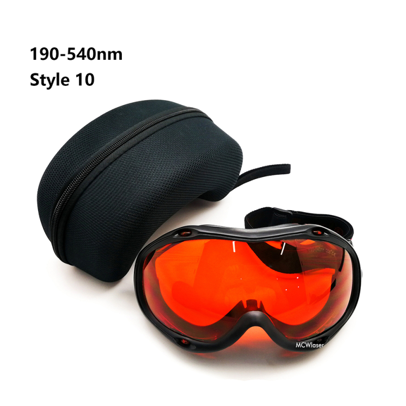 MCWlaser Laser Goggle 190-540nm Safety Protective Glasses EP-3  Absorption Type