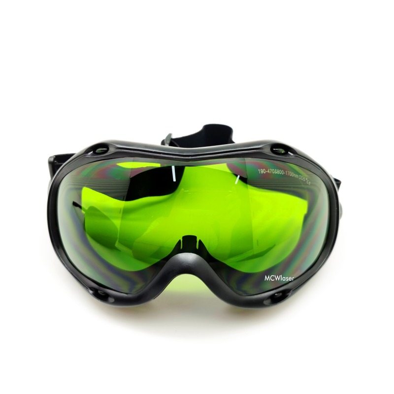 MCWlaser Laser Goggles 190-470 & 800-1700nm Safety Protective Glasses Absorption Type EP-8