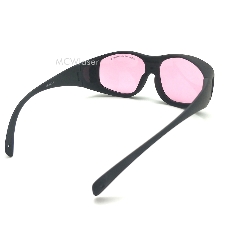 MCWlaser Laser Goggle 750-850 & 765-830nm Safety Protective Glasses Typical For 755nm 808nm Absorption Type EP-18