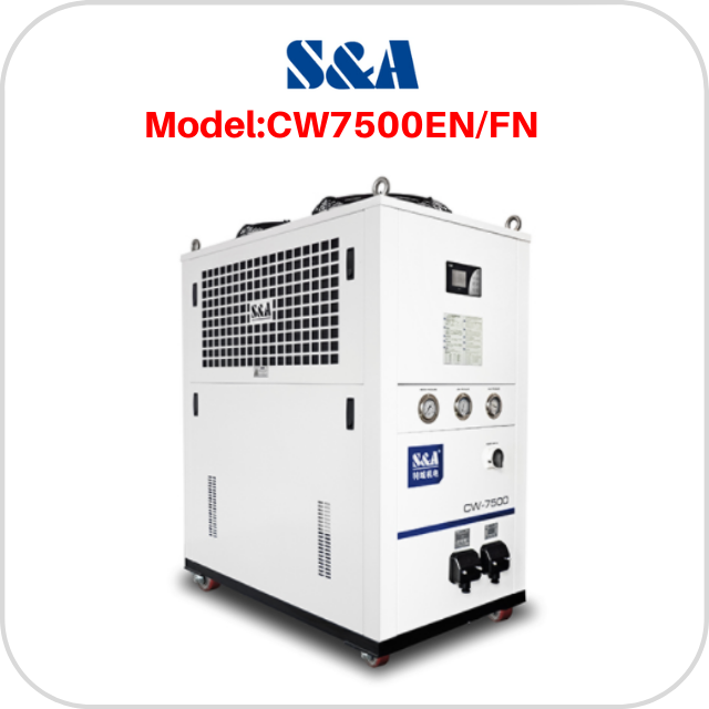 S&A CW-7500 Series (CW-7500EN/FN) Industrial Water Chiller 14000W Cooling Capacity