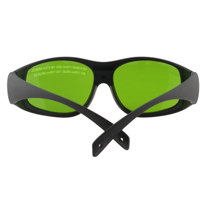 MCWlaser Laser Goggles 190-470 & 800-1700nm Safety Protective Glasses Absorption Type EP-8