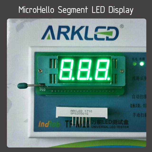 10pcs 0.56 inch 3 digit segment led display Yellow/white/blue/red/green/Orange/kelly