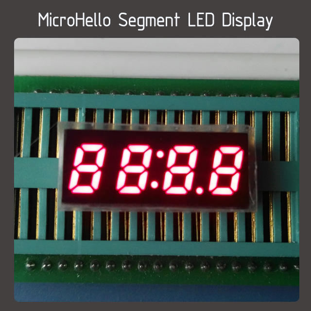 10pcs 0.25 inch 4 digit segment led display common anode Red SR410252N