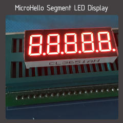 10pcs 0.36 inch 5 digit segment led display Yellow/white/blue/red/green/kelly