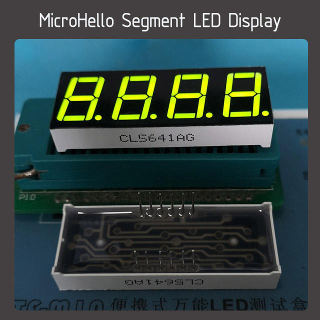 10pcs 0.56 inch 4 digit segment led display Yellow/white/blue/red/green/Kelly