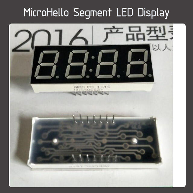 10pcs 0.56 inch 4 digit segment led display clock point Yellow/white/blue/red/green