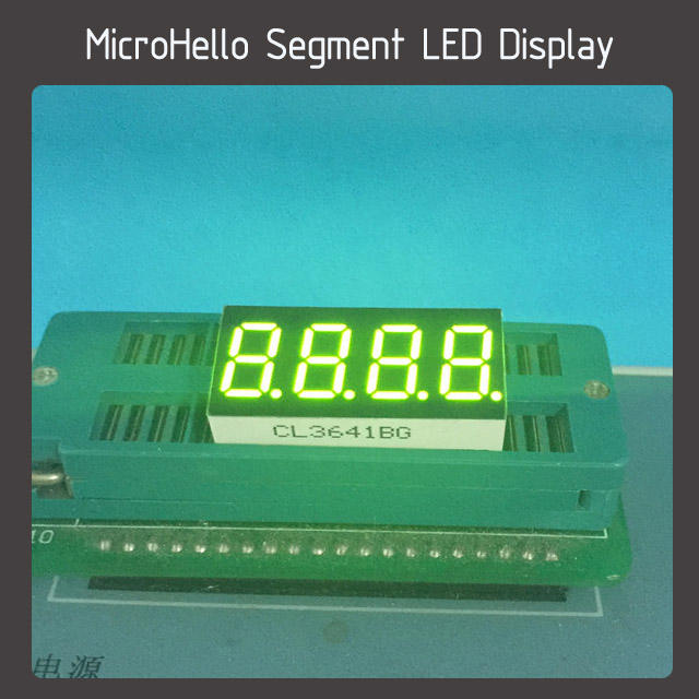 10pcs 0.36 inch 4 digit segment led display Yellow/white/blue/red/green/Kelly
