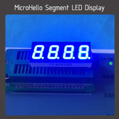 10pcs 0.4 inch 4 digit segment led display Yellow/white/blue/red/green/kelly