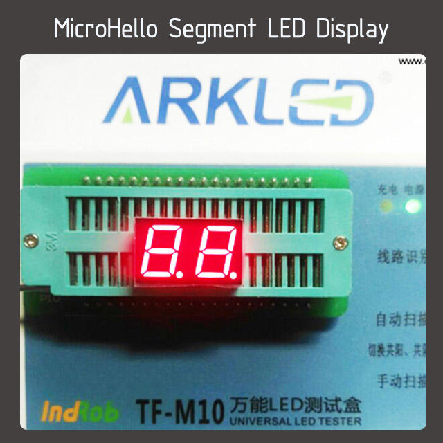 10pcs 0.39 inch 2 digit segment led display Red