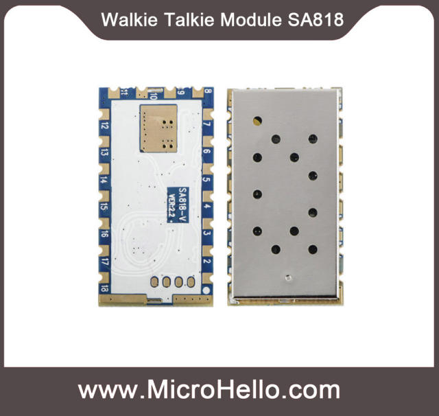 SA818 1W Embedded Walkie Talkie Module UHF VHF or customized