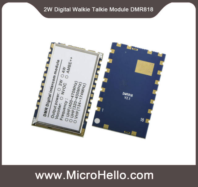 DMR818 2W Digital Walkie Talkie Module UHF AMBE NVOC