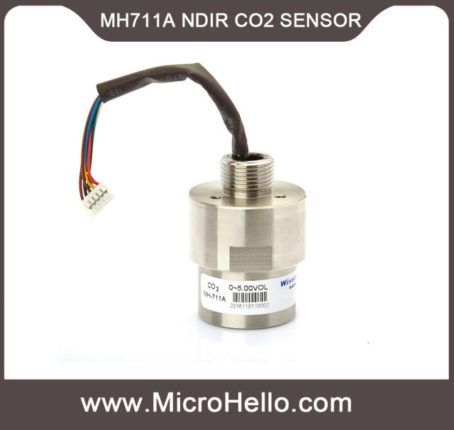 WINSEN MH711A NDIR Carbon Dioxide CO2 Sensor 0~30%VOL optional Output signal: PWM, UART, IIC