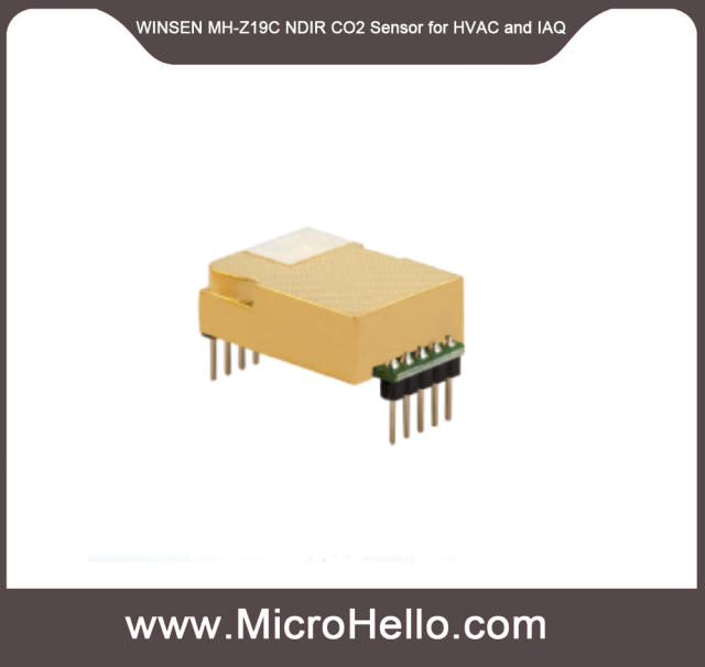 WINSEN MH-Z19C NDIR CO2 Sensor for HVAC and IAQ
